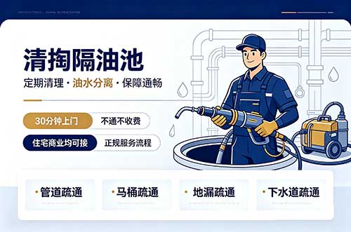 绍兴清掏隔油池